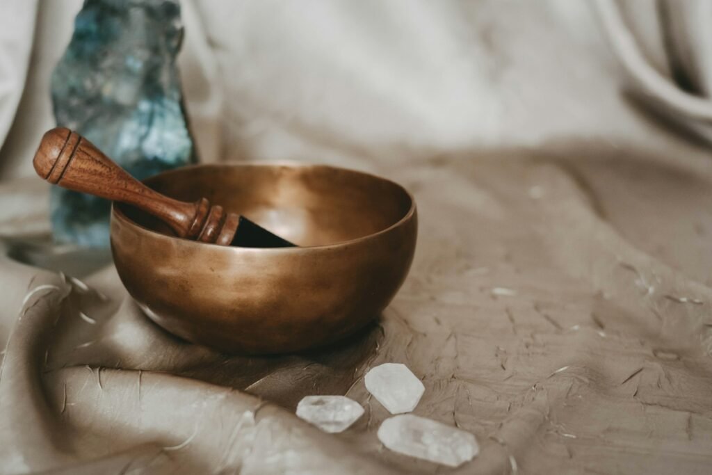 A sound bowl symbolizing holistic actor training through mind-body-soul alignment.